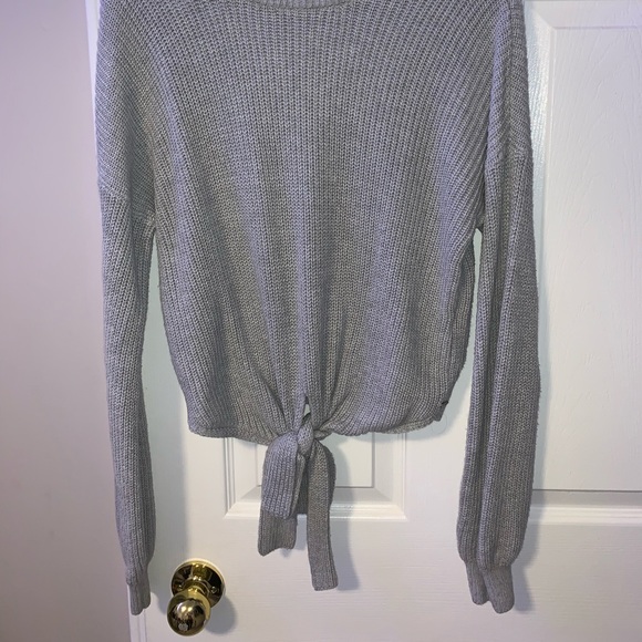 Knit Grey Sweater - Picture 2 of 2